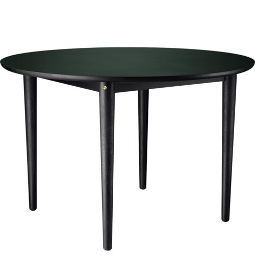 C65 Bjørk- Round Dining Table ø115cm- Black C65 Bjørk- Round Dining Table ø115cm- Black
