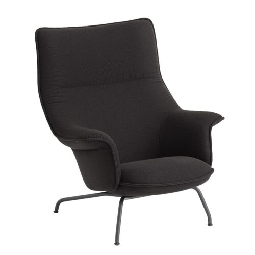 Doze Lounge Chair- Ocean 3 (Anthracite)/ Anthracite Black