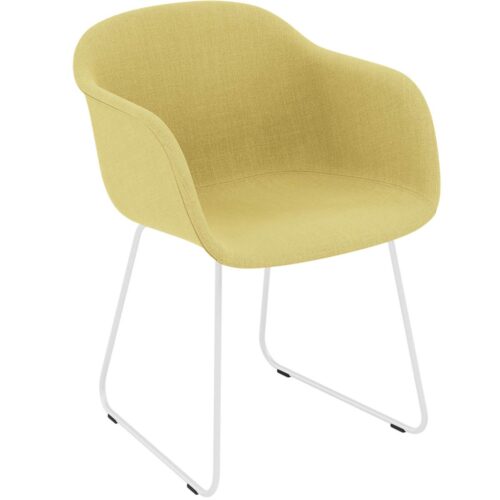 Fiber Armchair Sled Base, Upholstery- More Options Fiber Armchair Sled Base, Upholstery- More Options