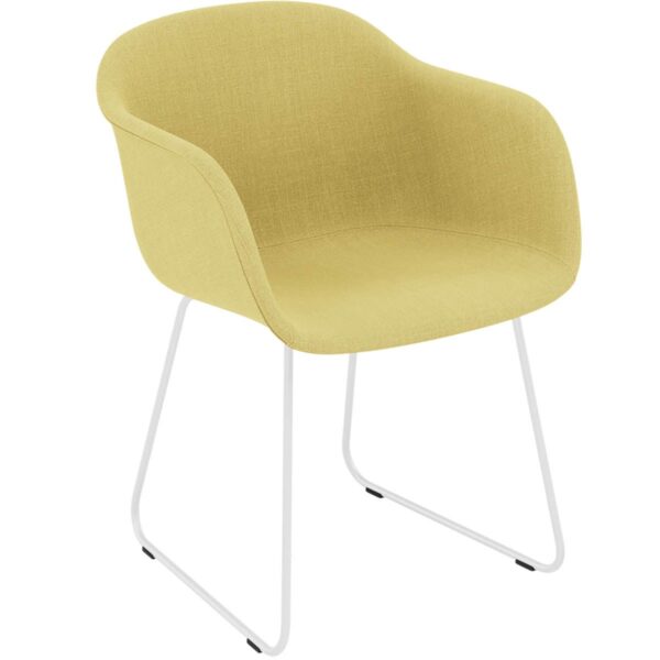 Fiber Armchair Sled Base, Upholstery- More Options Fiber Armchair Sled Base, Upholstery- More Options