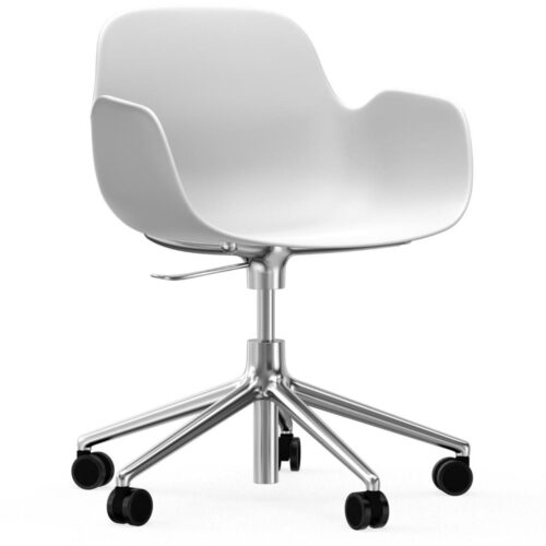 Form Armchair Swivel with Castors and Gaslift - More Options Form Armchair Swivel with Castors and Gaslift - More Options