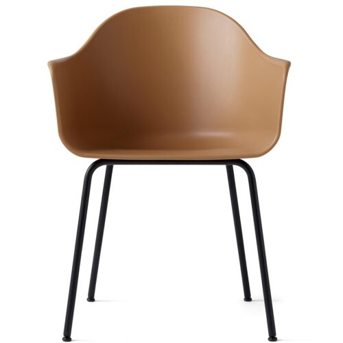 Harbour Dining Chair, Metal Base- Khaki/ Black Harbour Dining Chair, Metal Base- Khaki/ Black