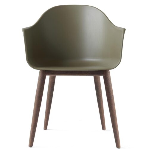 Harbour Dining Chair, Wood Base- Olive/ Natural or Dark Stained Oak Harbour Dining Chair, Wood Base- Olive/ Natural or Dark Stained Oak