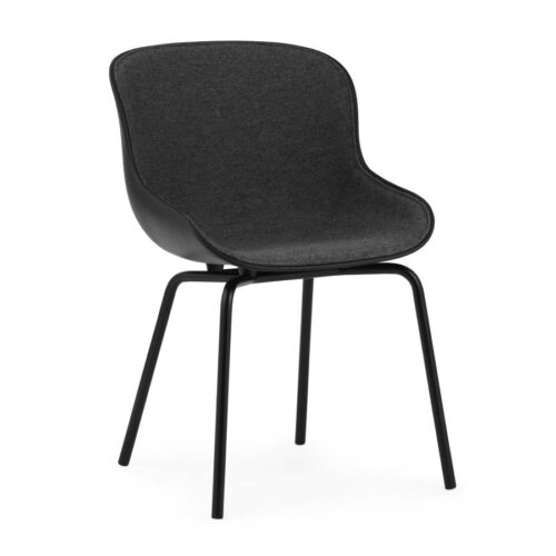 Hyg Chair Front Upholstery, Steel- Black/ Main Line Flax Hyg Chair Front Upholstery, Steel- Black/ Main Line Flax