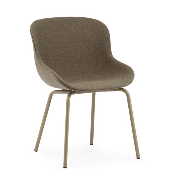 Hyg Chair Full Upholstery, Steel- Sand/ Synergy
