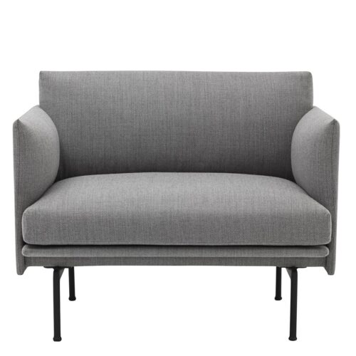 Outline Chair - Fiord 151- Grey