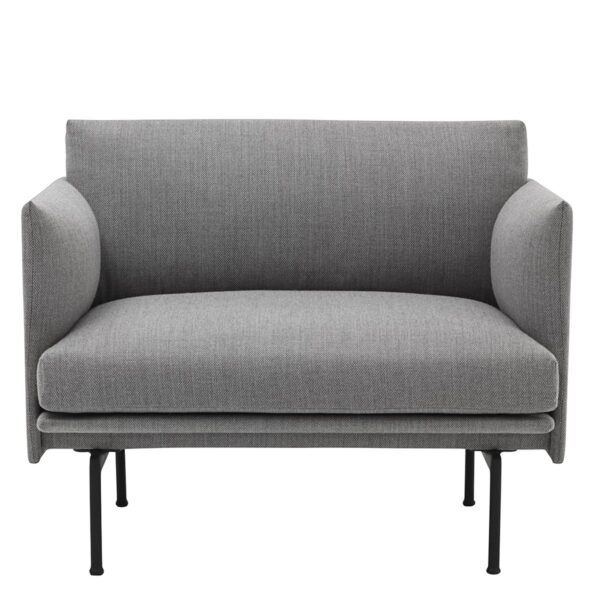 Outline Chair - Fiord 151- Grey Outline Chair - Fiord 151- Grey