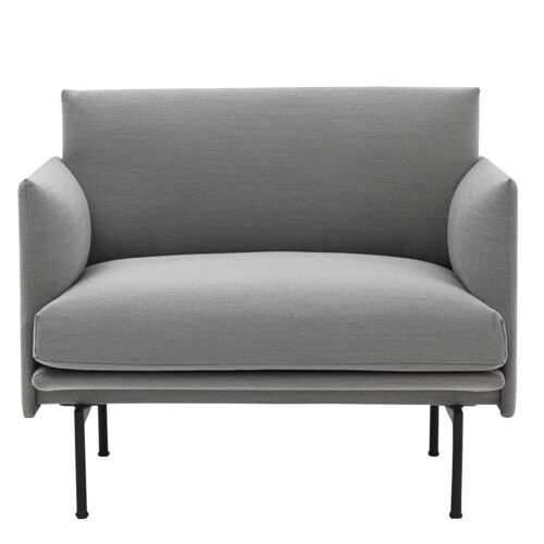 Outline Chair- Steelcut Trio 133- Grey Outline Chair- Steelcut Trio 133- Grey