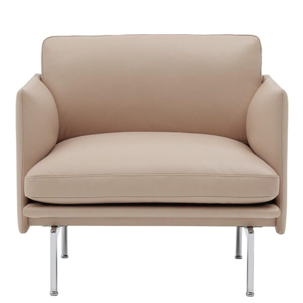 Outline Studio Chair Refine Leather- Beige Outline Studio Chair Refine Leather- Beige