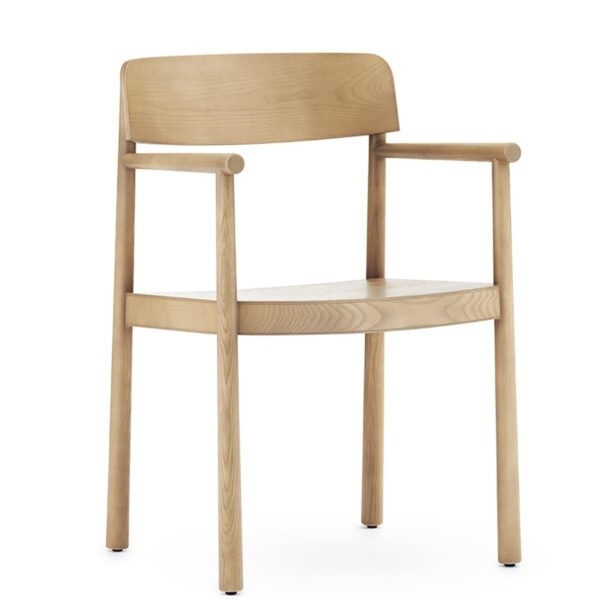 Timb Wooden Armchair- Tan