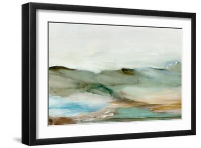 Abstract Landscape - Black Framed Art Print Wall Art, 18x12