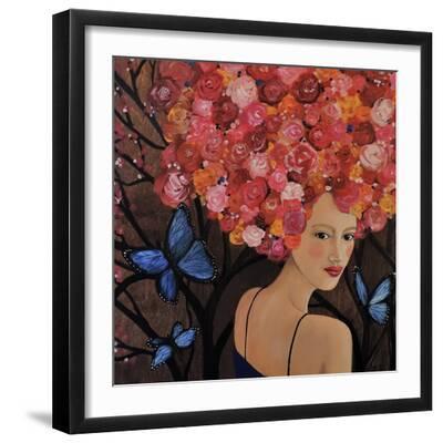 Alma - Black Framed Art Print Wall Art, 16x16 Alma - Black Framed Art Print Wall Art, 16x16