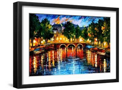 Amsterdam The Release Of Happines - Black Framed Art Print Wall Art, 18x12