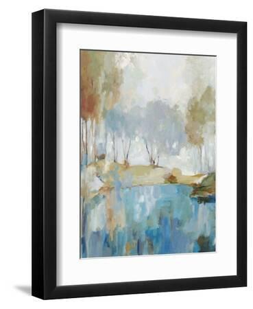Autumn's Embrace - Black Framed Art Print Wall Art, 9x12