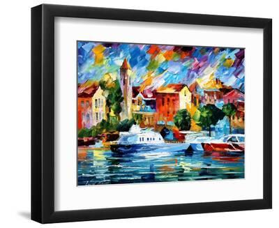 Beyond The Sea - Black Framed Art Print Wall Art, 12x9
