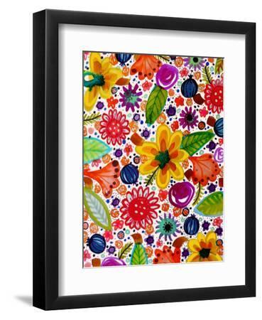 Calypso - Black Framed Art Print Wall Art, 9x12 Calypso - Black Framed Art Print Wall Art, 9x12