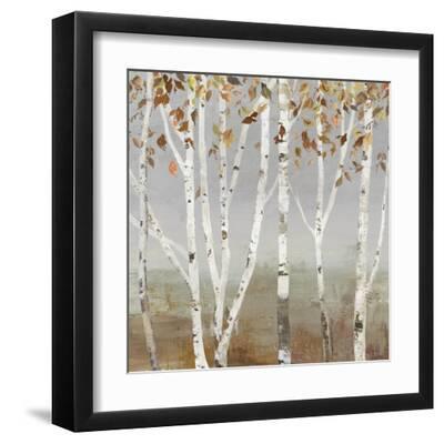 Fall Diffraction - Black Framed Art Print Wall Art, 12x12