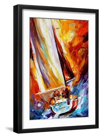 Into The Sea - Black Framed Art Print Wall Art, 12x18 Into The Sea - Black Framed Art Print Wall Art, 12x18