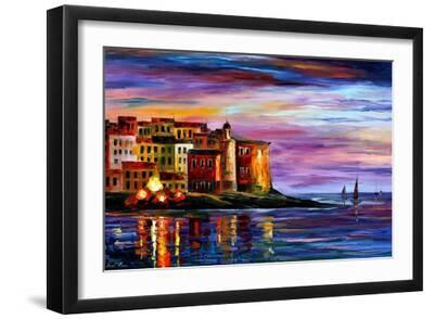 Italy Liguria - Black Framed Art Print Wall Art, 18x12 Italy Liguria - Black Framed Art Print Wall Art, 18x12