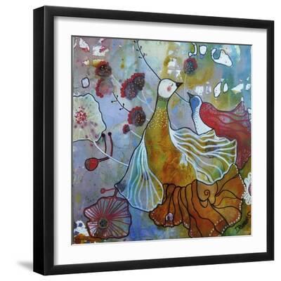 La Danse - Black Framed Art Print Wall Art, 16x16