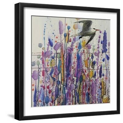 Libre Voie - Black Framed Art Print Wall Art, 16x16