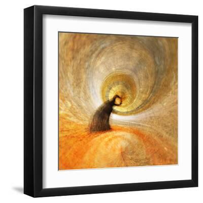 Little Tree - Black Framed Art Print Wall Art, 12x12