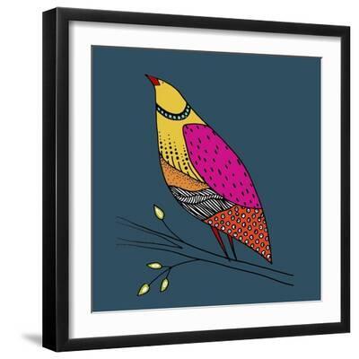 Neville Couleur - Black Framed Art Print Wall Art, 16x16