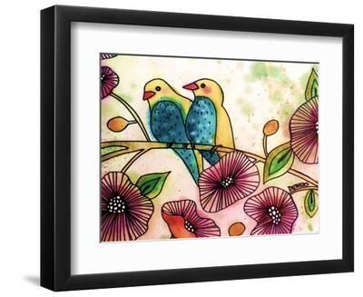 Ou Que Tu Sois Tap - Black Framed Art Print Wall Art, 12x9