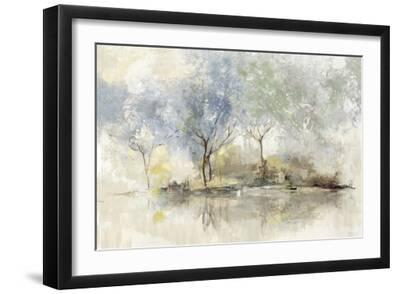 Pale Meadow - Black Framed Art Print Wall Art, 18x12
