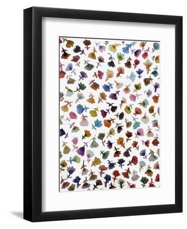 Petites Fleurs 2 - Black Framed Art Print Wall Art, 9x12