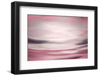 Pink Waters - Black Framed Art Print Wall Art, 12x8