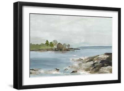 Rocky Beach Views - Black Framed Art Print Wall Art, 18x12