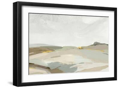 Rolling Hills - Black Framed Art Print Wall Art, 18x12