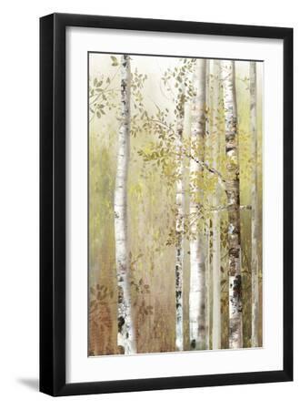 Serenity Birch - Black Framed Art Print Wall Art, 12x18