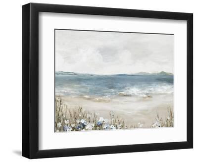 Shoreline Splendor I - Black Framed Art Print Wall Art, 12x9