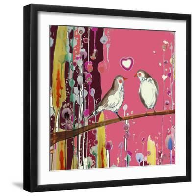 Valentin 2 - Black Framed Art Print Wall Art, 16x16