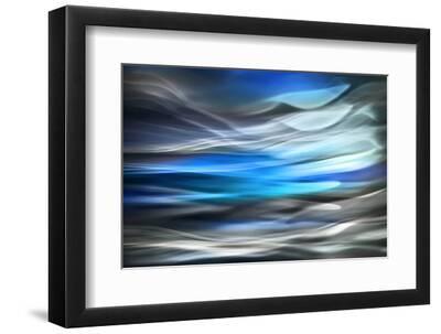 Wild Blue - Black Framed Art Print Wall Art, 12x8